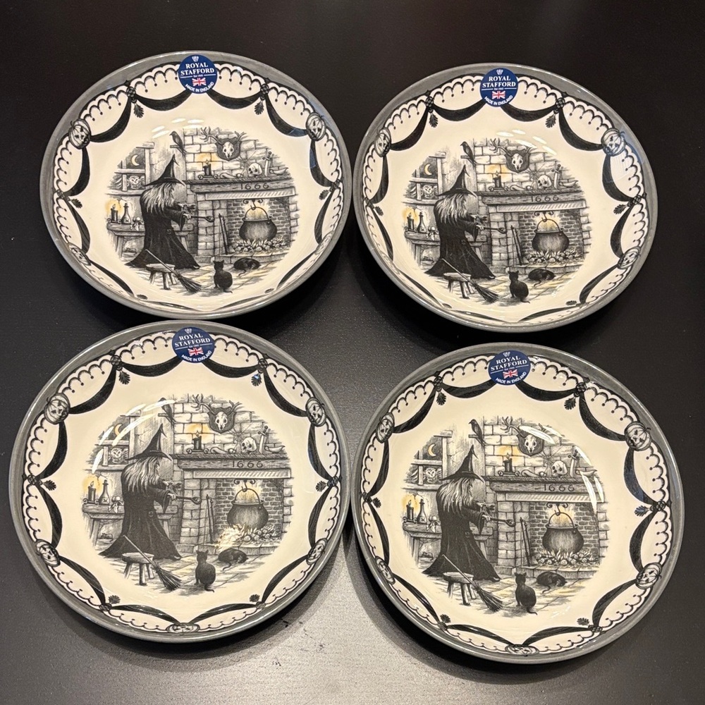 Royal Stafford Witch Large Bowl Set (4)